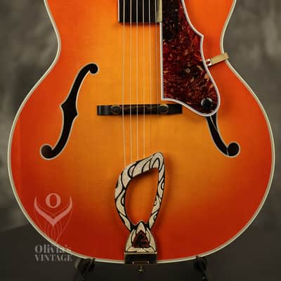 1988 Guild Artist Award in RARE Orange Sunburst w/ flame maple back + sides image 1