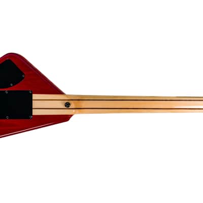 Spade Red Clear With Floating Tremolo HSH Pickups Coil Split & Stiletto Case image 9