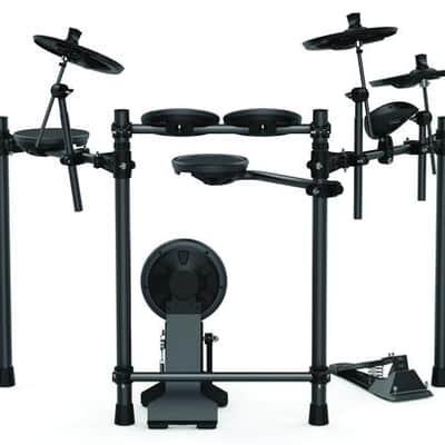KAT Percussion Electronic 5 piece Drum Set, Black (KT-100) image 3