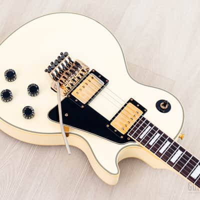 1987 Burny LC-100YS Yasu Signature Vintage Guitar Snow White w/ Tremolo & Case, Japan Fernandes image 9