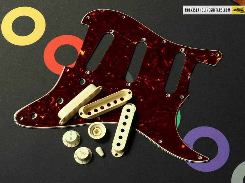 Fender Custom Shop Nitrate Celluloid '59/'63 Tortoise Shell Stratocaster Pickguard Set - Relic image 1