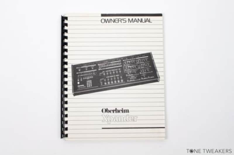 OBERHEIM XPANDER OWNERS MANUAL instruction book synthesizer VINTAGE SYNTH DEALER image 1