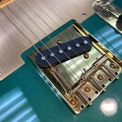 Squier 40th Anniversary Gold Edition Telecaster 2022 - Present - Sherwood Green image 10
