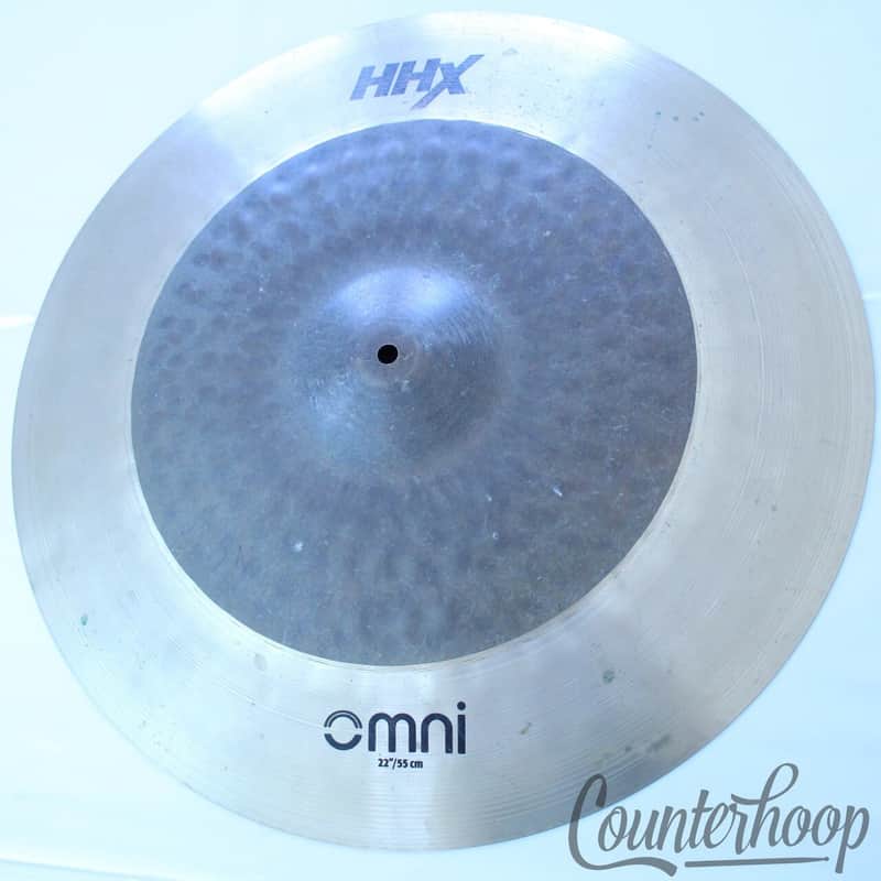 Sabian 22"HHX Omni Ride Cymbal Jojo Mayer B20 Bronze 2728g Dark Hand Hammered HH image 1