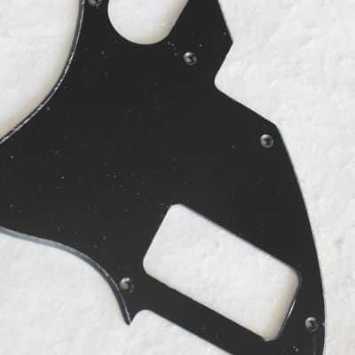 Custom Guitar Pickguard For Tele F Hole Hybrid Convertion TV Jones,1 Ply Black Pickguard image 5