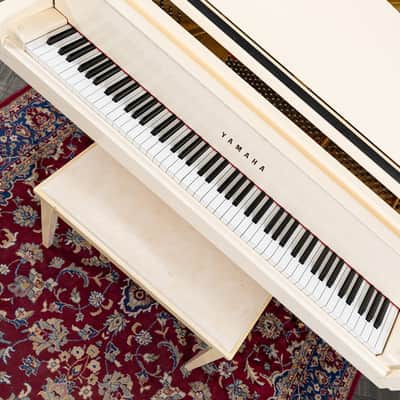Yamaha GH1 Grand Piano | Satin White | SN: B5888310 | Used image 4