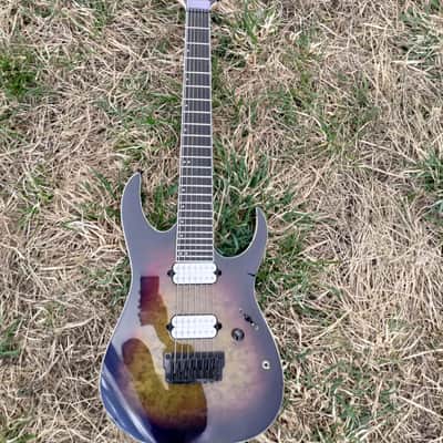 Ibanez RGIX7FDLB-NLB Iron Label 2018 - 2019 - Northern Lights Burst image 13