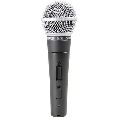 Shure SM58S Cardioid Dynamic Microphone with built in On-Off Switch