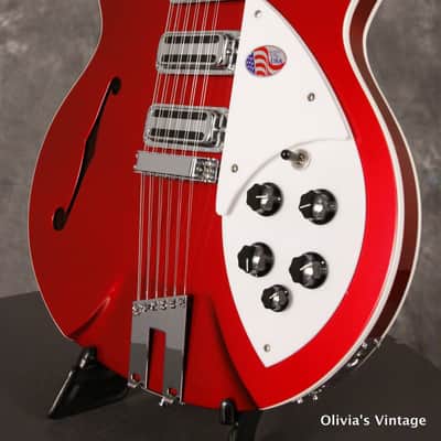 Rickenbacker 1993 Plus 12 String unplayed Rose Morris 370/12 OS 2015 Ruby image 5