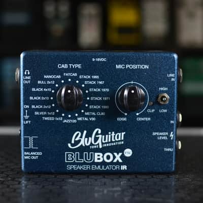 BluGuitar BluBox Speaker Emulator 2010s - Blue image 1