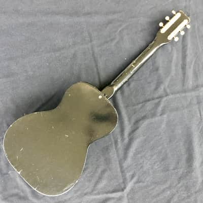 Vintage Chris "Adjustomatic" Parlor Guitar, Natural, 1945 image 4