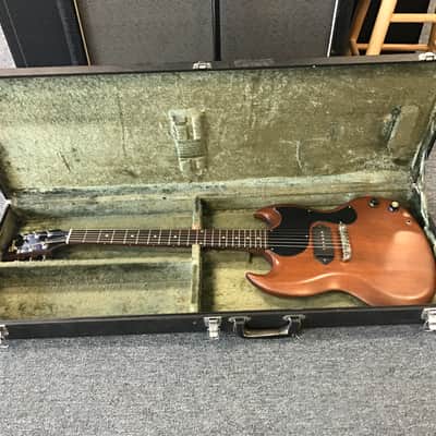 Gibson Vintage SG Junior JR 1965 Mahogany Brown OHSC P-90 Great Player Condition image 2