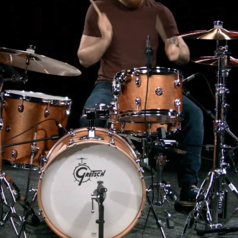 Gretsch Catalina Club 3 Piece Shell Pack (24/13/16) Satin Walnut Glaze image 1