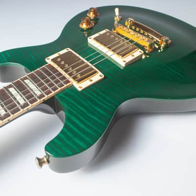 Gibson Les Paul Standard Double Cut 1998 - Jalapeñö Green image 12