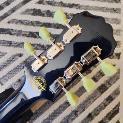 Epiphone '56 Les Paul Standard PRO with case 2014 - 2019 - Chicago Blue image 6