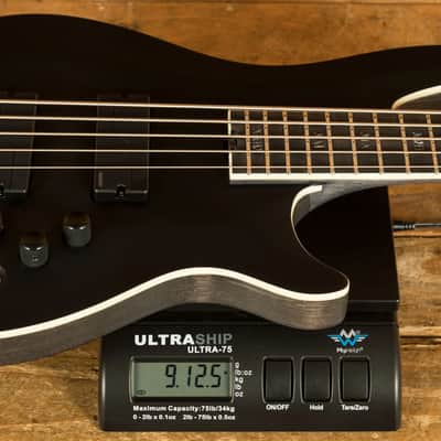 Schecter SLS Elite-5 Evil Twin - Ebony - Satin Black - 5-String image 8