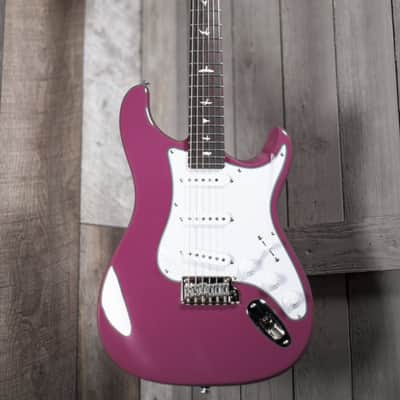 PRS J2R1J SE Silver Sky in Dragon Fruit Electric Guitar image 1