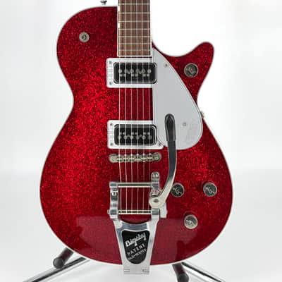 2020 Gretsch G6129T Players Edition Jet - Red Sparkle image 5