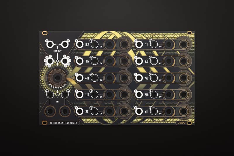 Serge VC Resonant EQ B&G Replacement Panel image 1