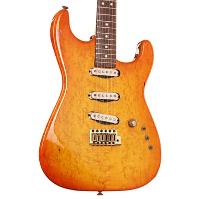 1983 Charvel San Dimas Birdseye Maple Body Sunburst image 1