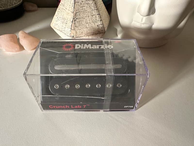 DiMarzio DP708BK Crunch Lab 7-String Pickup 2010s - Black image 1