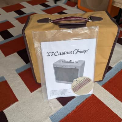 Fender '57 Custom Champ 2-Channel 5-Watt 1x8" Guitar Combo 2016 - Present - Lacquered Tweed image 9