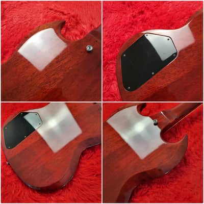 Super Rare 1982 Burny SG-75 AY Angus Young from AC/DC Artist Model - SG Standard - Cherry Red - Made in Japan by Kasuga (Navigator & Heerby) MIJ image 12
