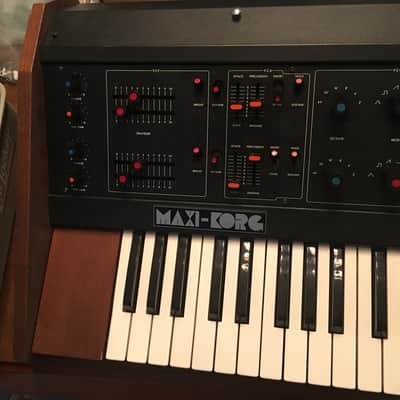 Univox Maxi-Korg K-3 70’s Wood trim, black body image 4