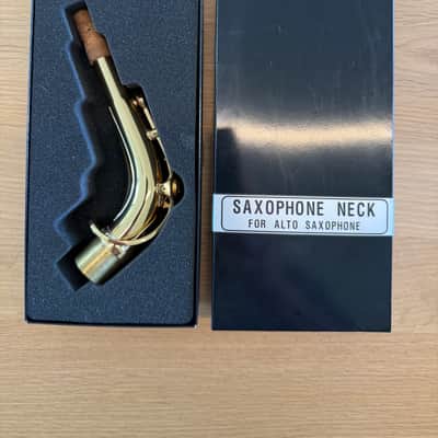 Yamaha V1 Custom Alto Sax Neck 2024 - Lacquered Brass image 4