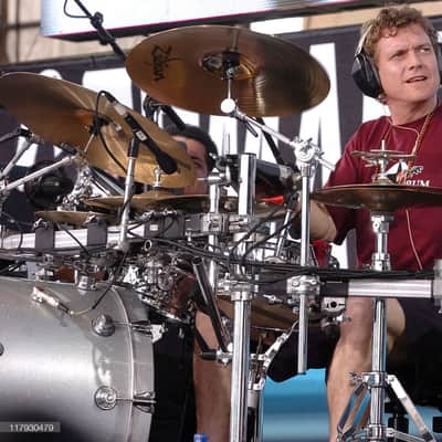 Rick Allen's 1999 Def Leppard Euphoria Tour DW / Hart Drum Set (#1). Autographed by the whole band. Authenticated! image 7