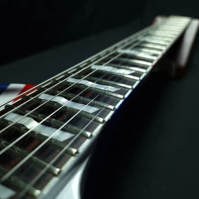 ESP LTD EC-1000 Deluxe Custom Union Jack Flag finish Seymour Duncan Distortion pickups + hardcase image 5