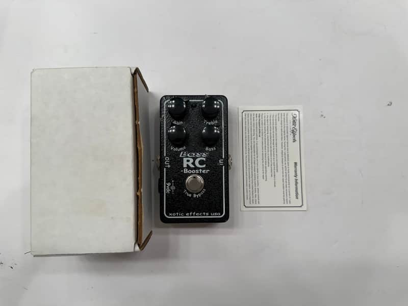 Xotic Effects USA Bass RC Booster V1 Clean Boost Guitar Effect Pedal + Box image 1