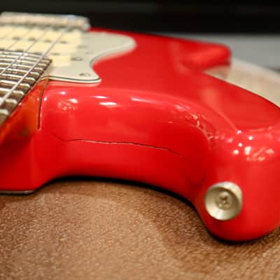 Fender Mark Knopfler Signature Stratocaster, Hot Rod Red with Hard Case image 9