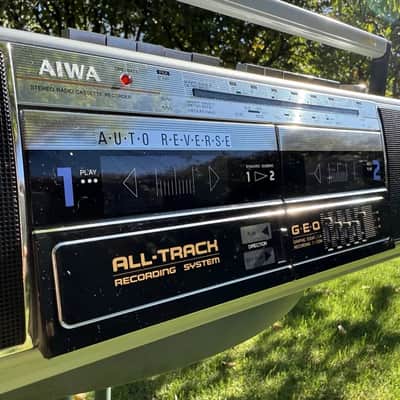 AIWA CS-WX500 Rare Vintage Mint Collectible Boombox Getto blaster Warranty image 3