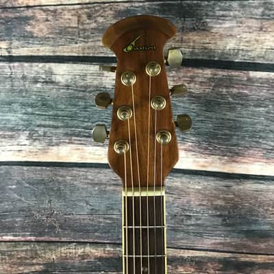 Used Ovation 1528D Ultra Deluxe Shallow Bowl Acoustic Electric image 3