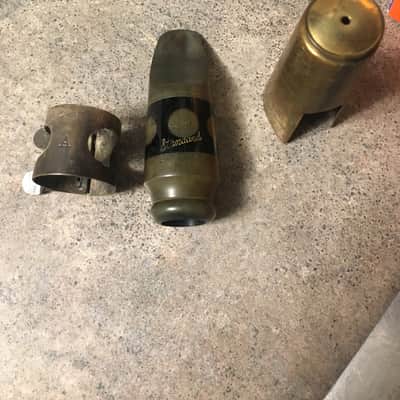 VINTAGE CONN STANDARD STEELAY 5 TIP RARE ALTO USA SAXOPHONE MOUTHPIECE NEAR MINT FINE HARD RUBBER OVERALL NICEST I'VE SEEN CAP AND LIG FREE SHIP image 7