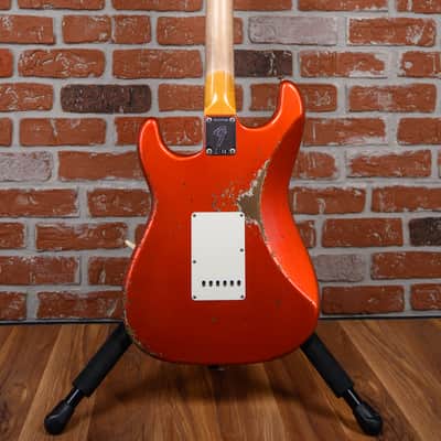 Fender Custom Shop SR25-69 Stratocaster Heavy Relic Aged Candy Tangerine 2025 w/OHSC image 8