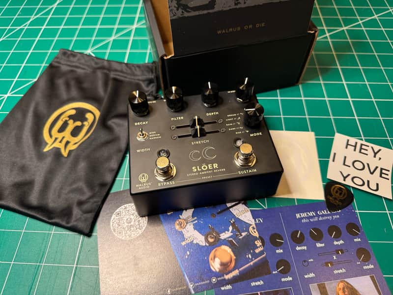 Walrus Audio Slöer Stereo Multi-Texture Reverb 2023 - Present - Matte Black