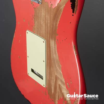 Fender Custom Shop 63 Stratocaster Landau Fiesta Red Over Sunburst 2024 (Cod. 1498UG) image 13