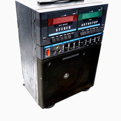 Vintage LONESTAR K-5 SINGALODEON 2 Bay Cassette Karaoke Party Machine Noise Art Tape Loop image 6