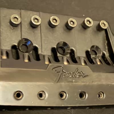Fender Contemporary System one Bridge plate 1984-1987 - Black image 2