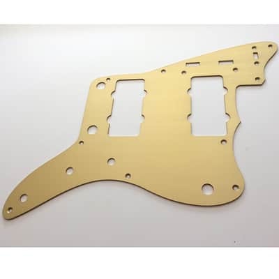 HERAD 9-hole Jazzmaster Pickguard. Gold Anodised Aluminium. 58/59 style. Anodized Scratchplate. image 8