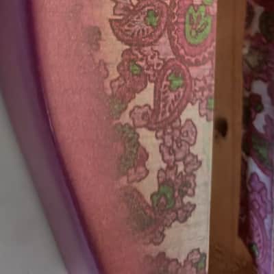 Pink Paisley Tele Body, Aged, Nitro , Alder image 12