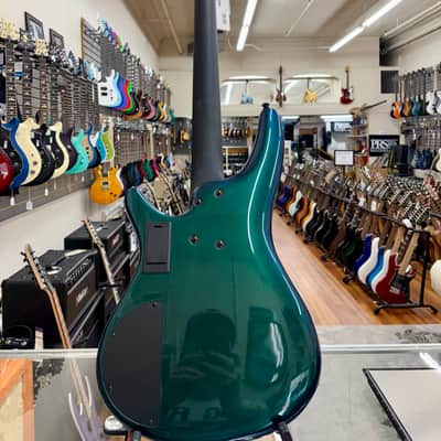 Ibanez Bass Workshop SRMS720 multi-scale 4-string electric bass guitar 2024 - Blue Chameleon image 7