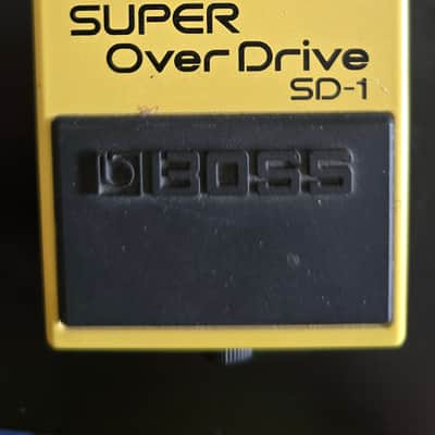 Boss SD-1 Super OverDrive (Silver Label) 1997 - Present - Yellow image 2
