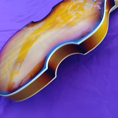KINGSTON 1960s Hofner Style Violin Bass - Cool! image 13