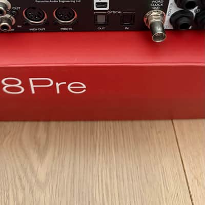 Focusrite Clarett 8Pre Thunderbolt Audio Interface 2010s - Red image 5