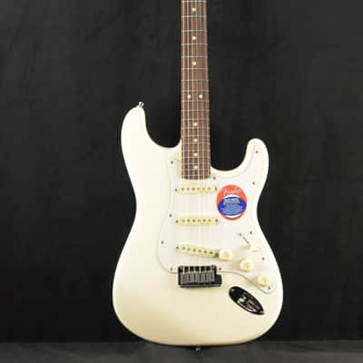 Mint Fender Jeff Beck Stratocaster Olympic White Rosewood Fingerboard image 2