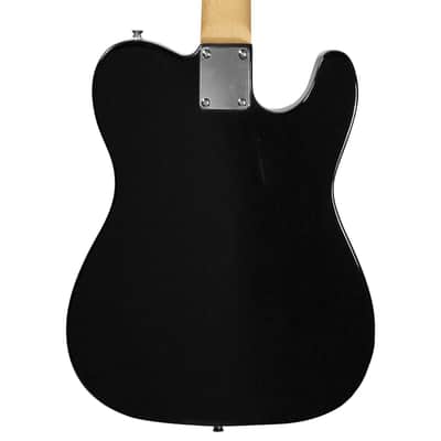 Sawtooth Left-Handed ET Series Black Electric Guitar w/ Aged White Pickguard - Includes: Gig Bag & Accessories image 5