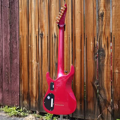 ESP LTD SIGNATURE SERIES SC-607 Baritone Magenta 7-String Electric Guitar w/ Case image 3